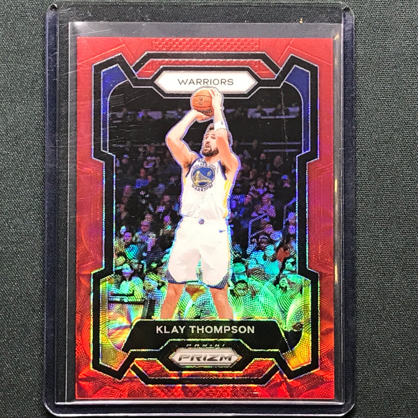 2023-24 Prizm KLAY THOMPSON Choice Red 41/88 #109