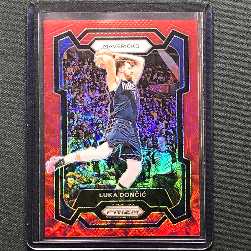 2023-24 Prizm Luka Doncic Choice Red 72/88 No 110