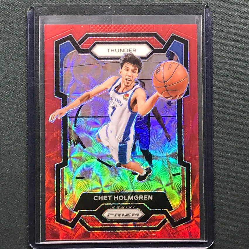 2023-24 Prizm Chet Holmgren Choice Red 69/88 No 115