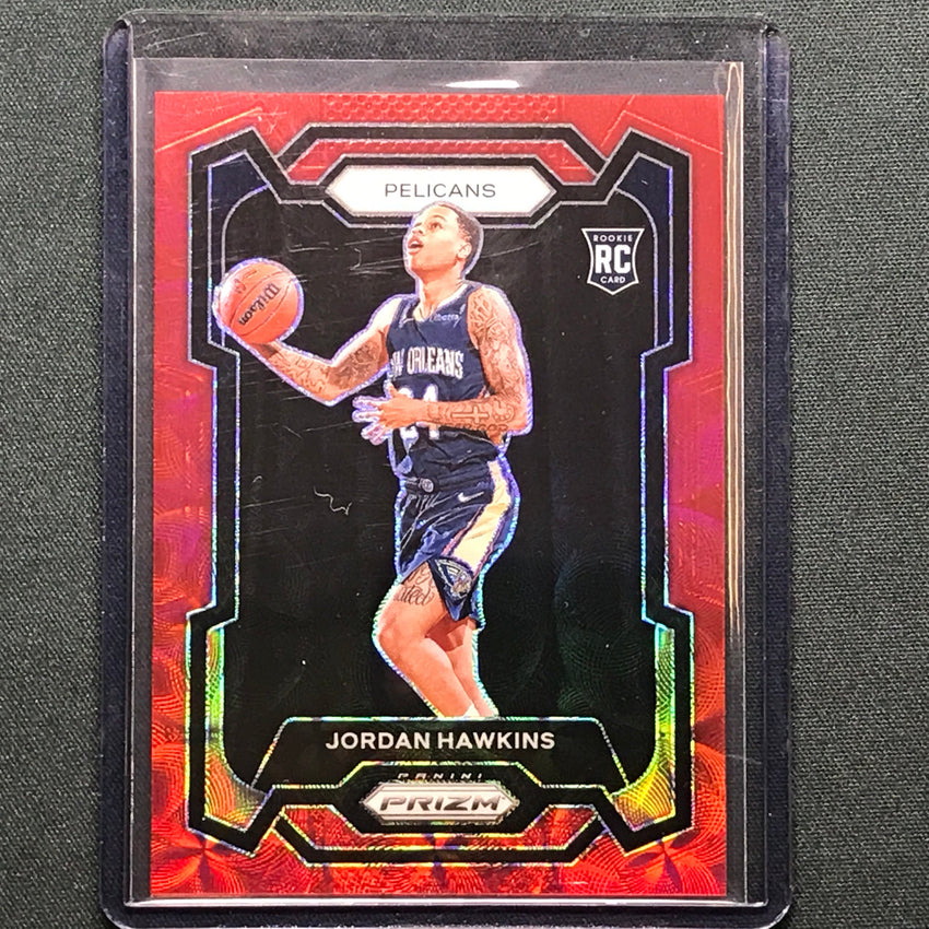 2023-24 Prizm Jordan Hawkins Rookie Choice Red 15/88 No 130