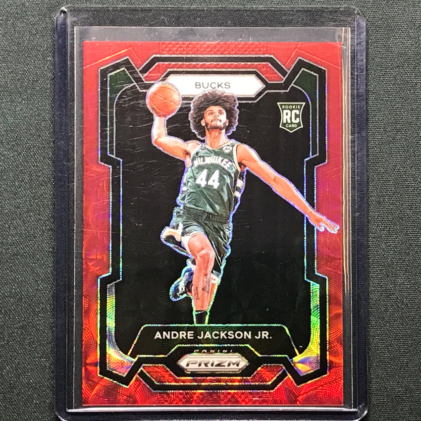 2023-24 Prizm Andre Jackson Jr. Rookie Choice Red 74/88 No 131
