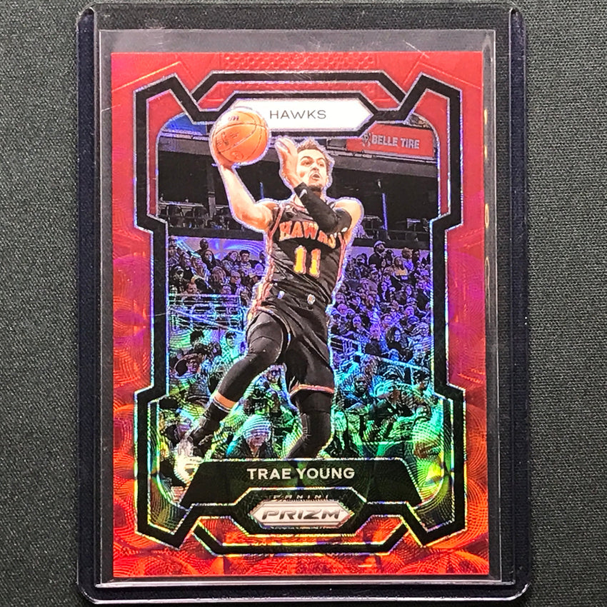 2023-24 Prizm Trae Young Choice Red 34/88 No 3