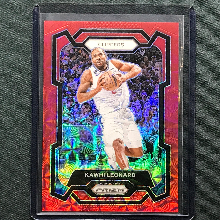 2023-24 Prizm Kawhi Leonard Choice Red 42/88 #4