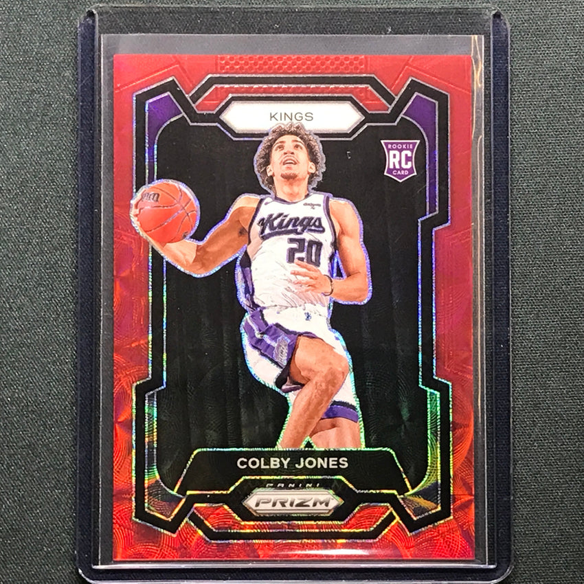 2023-24 Prizm Colby Jones Rookie Choice Red 77/88 #160