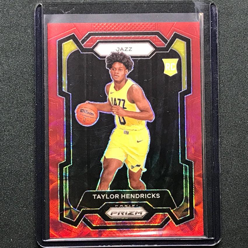 2023-24 Prizm Taylor Hendricks Rookie Choice Red 49/88 No 161