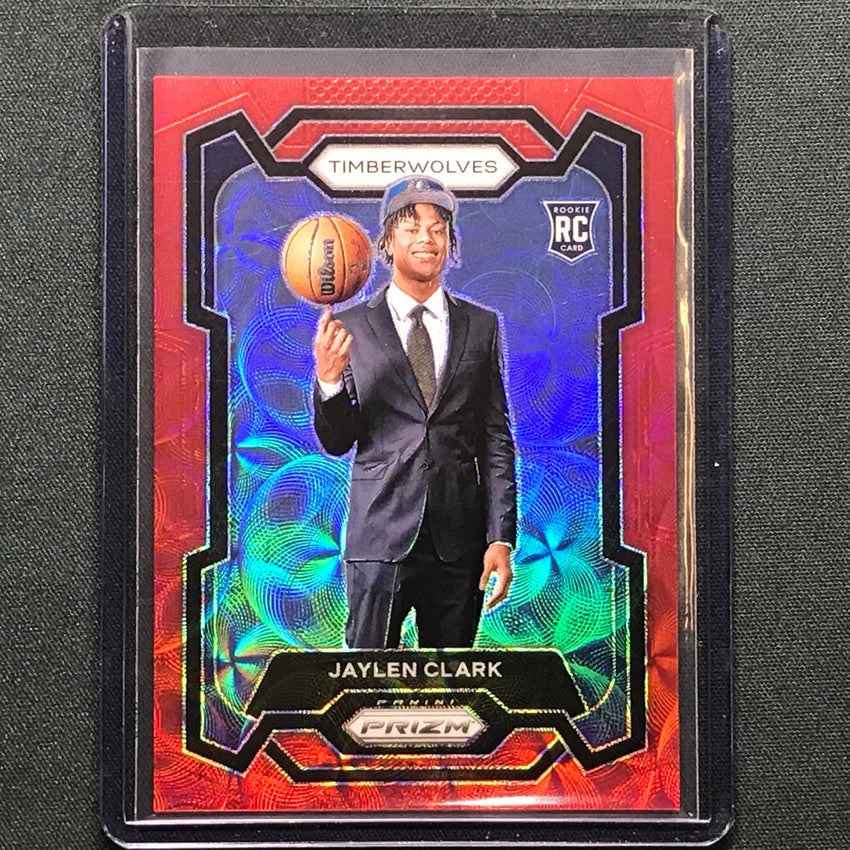 2023-24 Prizm Jaylen Clark Rookie Choice Red 9/88 No 166