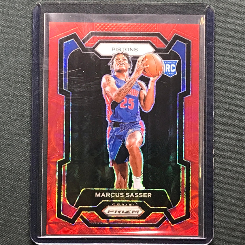 2023-24 Prizm Marcus Sasser Rookie Choice Red 32/88 No 174