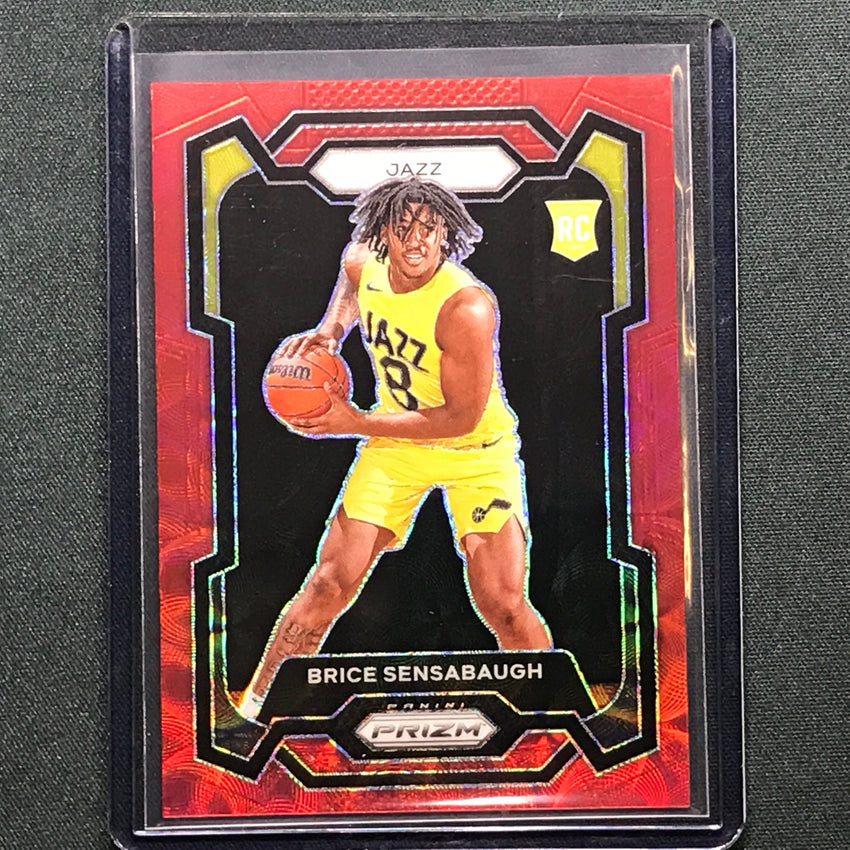 2023-24 Prizm Brice Sensabaugh Rookie Choice Red 73/88 No 177