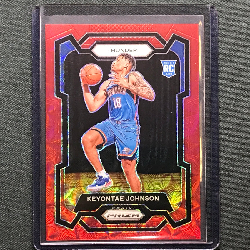 2023-24 Prizm Keyontae Johnson Rookie Choice Red 29/88 No 176