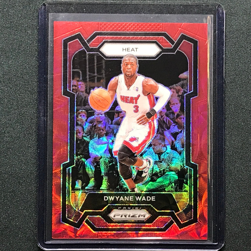 2023-24 Prizm Dwyane Wade Choice Red 9/88 #182