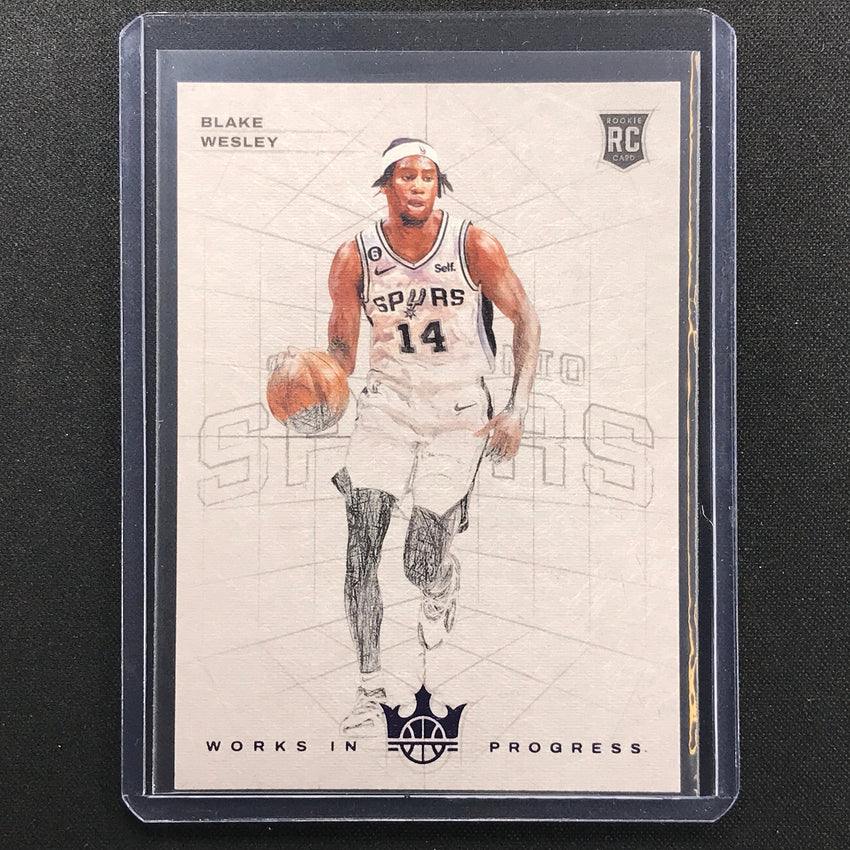 2022-23 Court Kings Blake Wesley Works In Progress Rookie Violet 1/49