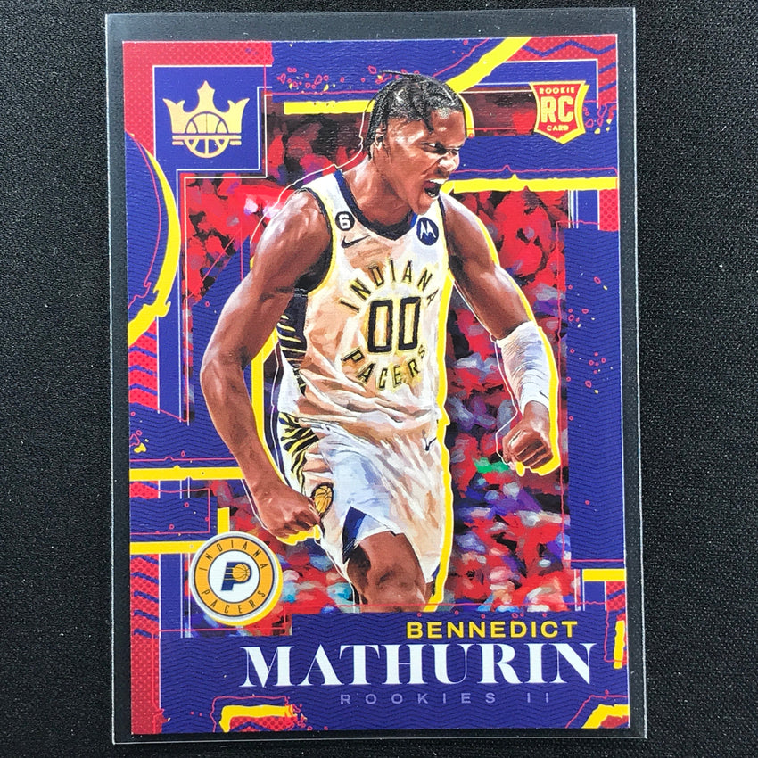 2022-23 Court Kings Bennedict Mathurin Rookies Ii No 118