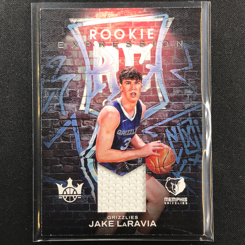 2022-23 Court Kings Jake Laravia Rookie Expression Jersey No Jlg