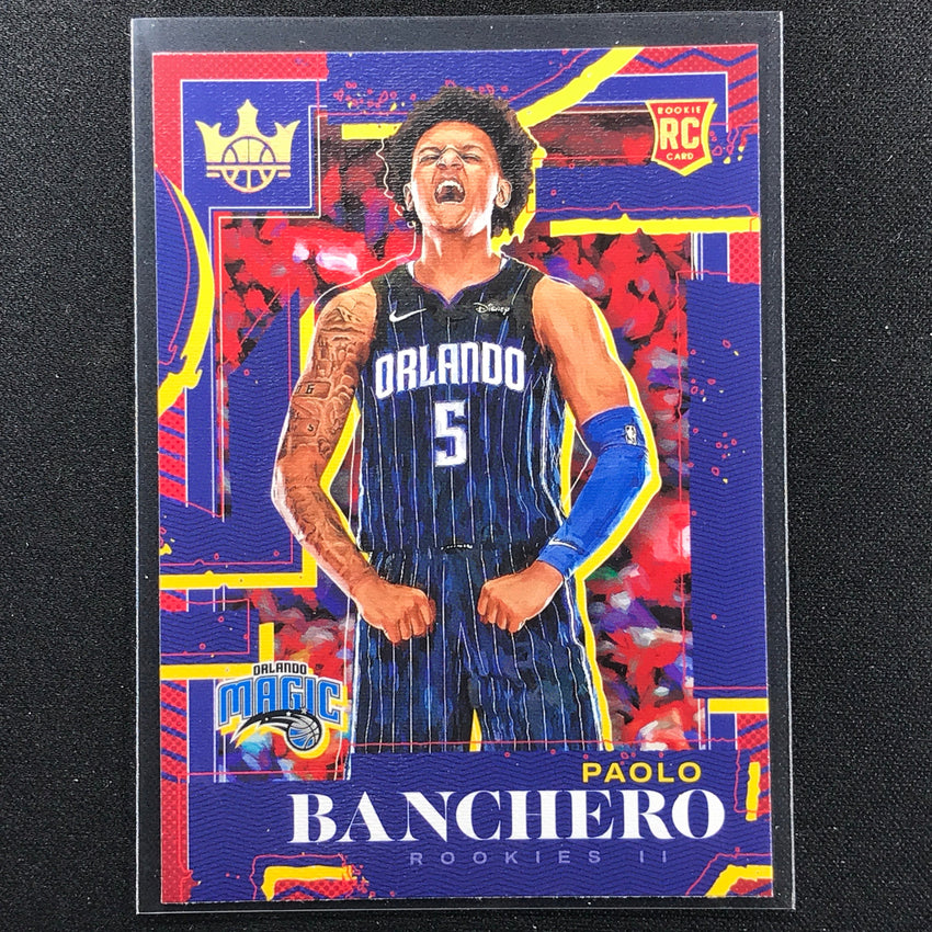 2022-23 Court Kings Paolo Banchero Rookies Ii No 119