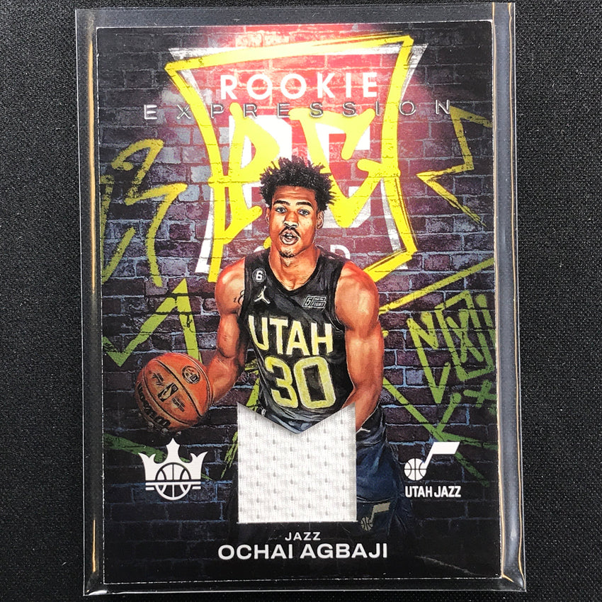 2022-23 Court Kings OCHAI AGBAJI Rookie Expression Jersey #OAJ