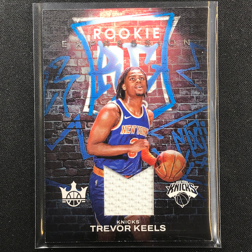 2022-23 Court Kings Trevor Keels Rookie Expression Jersey No Tkk