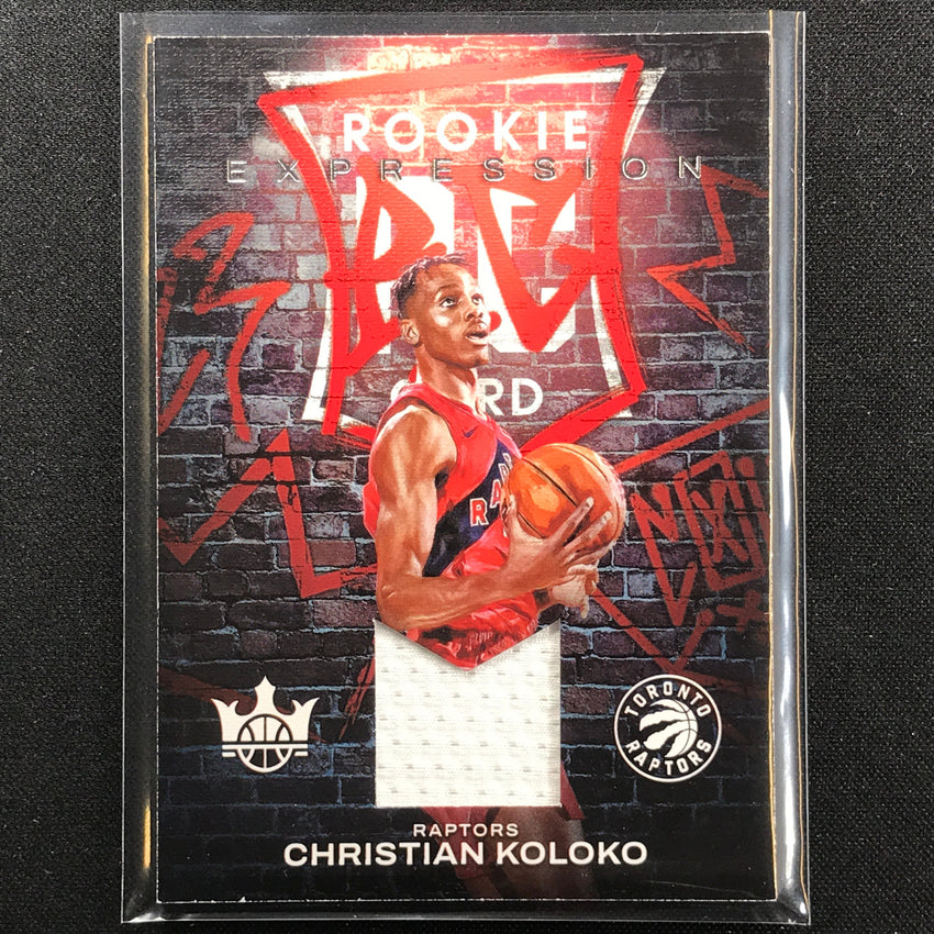2022-23 Court Kings Christian Koloko Rookie Expression Jersey No Ckr