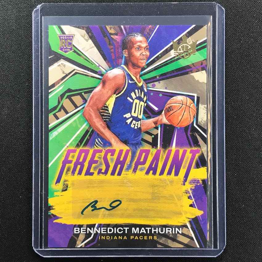 2022-23 Court Kings Bennedict Mathurin Fresh Paint Rookie Auto Gold 47/199