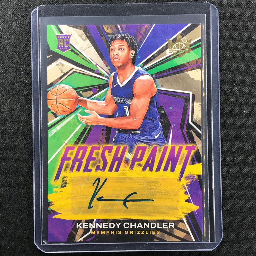 2022-23 Court Kings Kennedy Chandler Fresh Paint Rookie Auto Gold 82/199