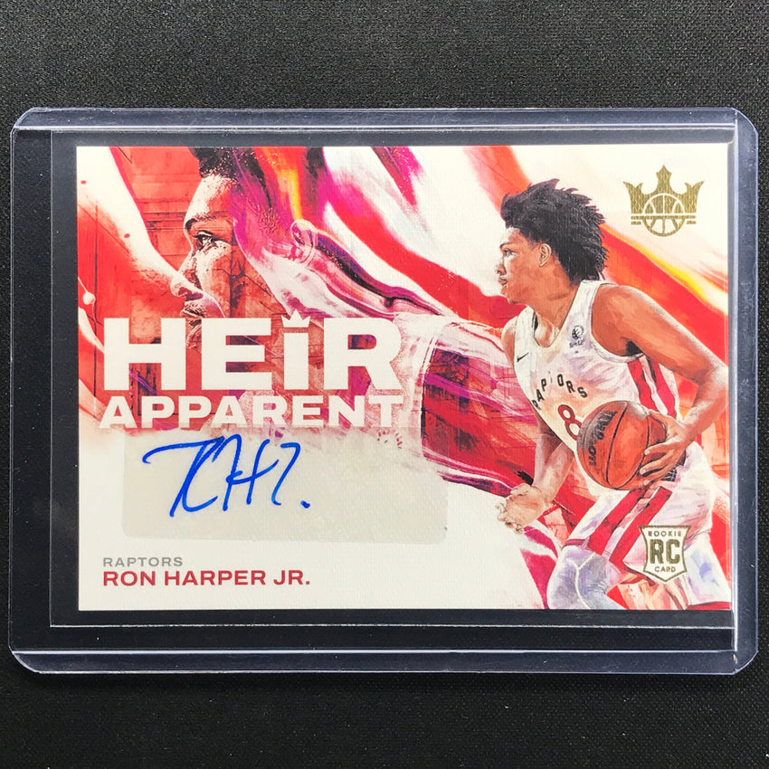 2022-23 Court Kings Ron Harper Jr. Heir Apparent Rookie Auto Gold 58/199