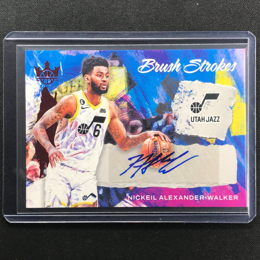 2022-23 Court Kings Nickeil Alexander-walker Brush Strokes Auto Ruby 2/49