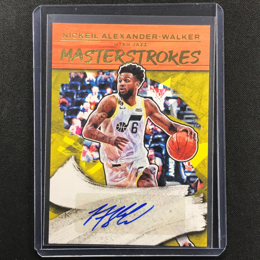 2022-23 Court Kings Nickeil Alexander-walker Masterstrokes Auto Gold 38/75