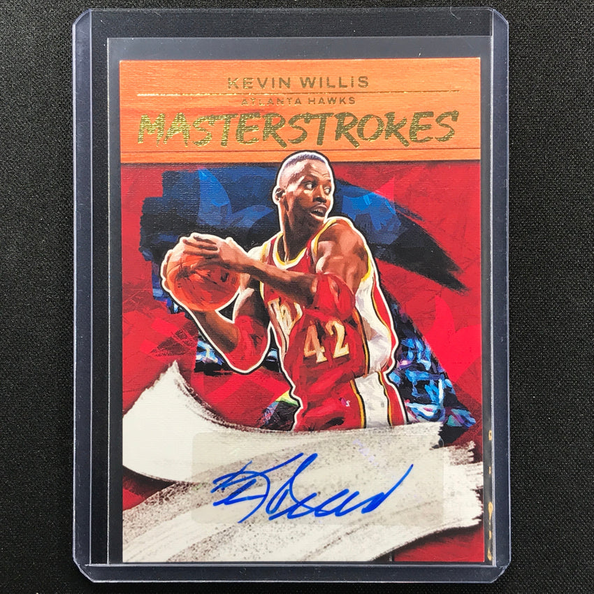 2022-23 Court Kings Kevin Willis Masterstrokes Auto Gold 32/75