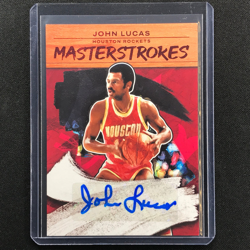 2022-23 Court Kings John Lucas Masterstrokes Auto Ruby 26/49