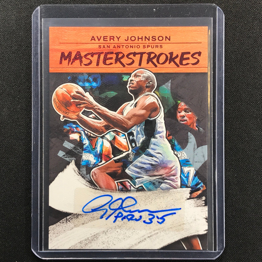 2022-23 Court Kings Avery Johnson Masterstrokes Auto Ruby 10/49