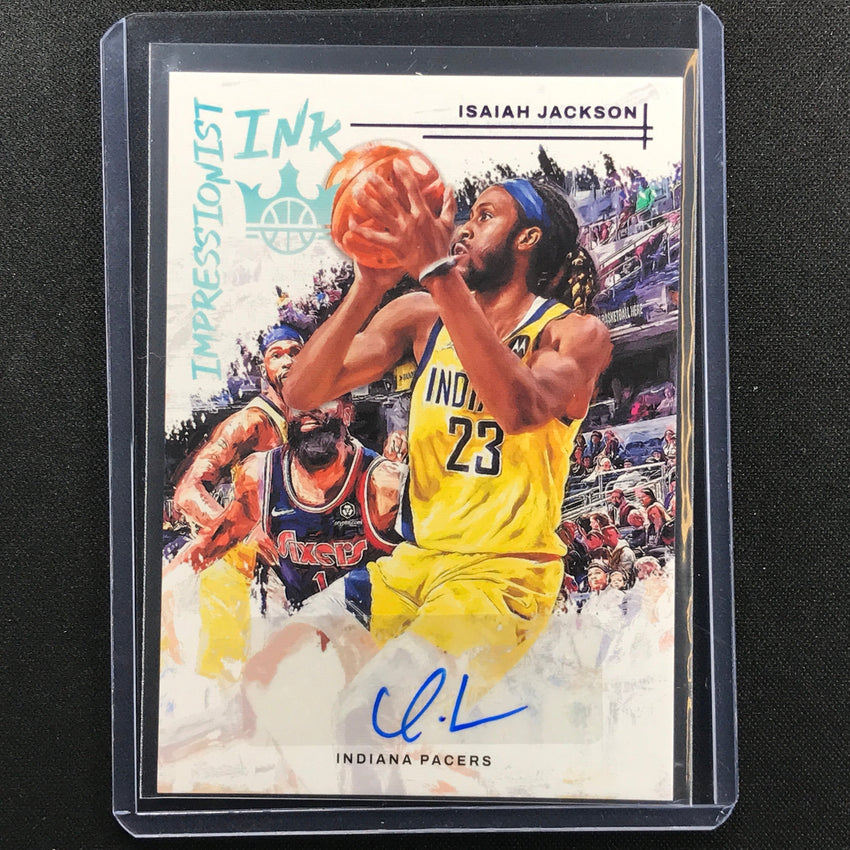 2022-23 Court Kings Isaiah Jackson Impressionist Ink Auto Violet 33/35