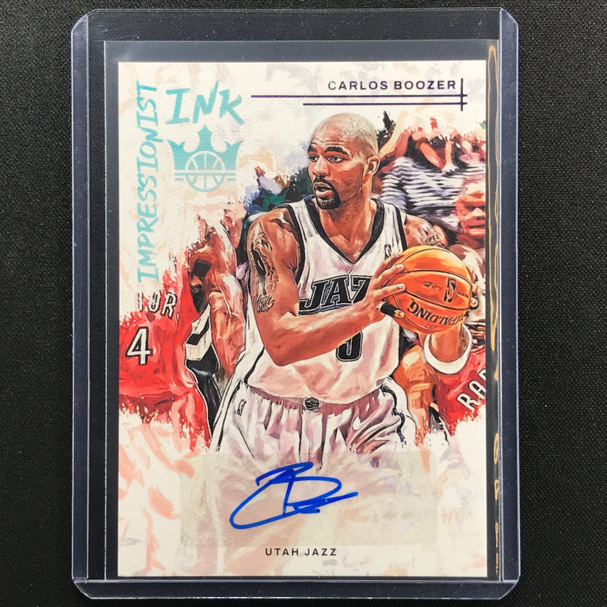 2022-23 Court Kings Carlos Boozer Impressionist Ink Auto Violet 19/35