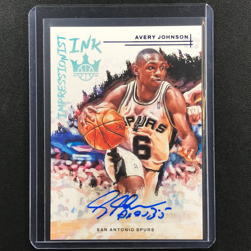 2022-23 Court Kings Avery Johnson Impressionist Ink Auto Sapphire 4/25