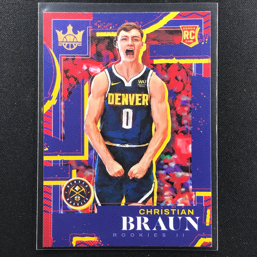 2022-23 Court Kings Christian Braun Rookies Ii No 130