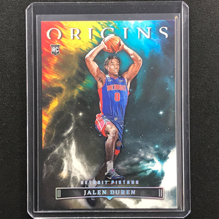 2022-23 Origins Jalen Duren Rookie White Sp No 25