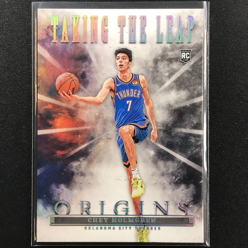 2022-23 Origins Chet Holmgren Taking The Leap Rookie Base No 9