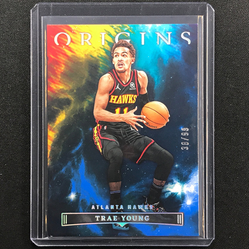 2022-23 Origins Trae Young Base Blue 38/99