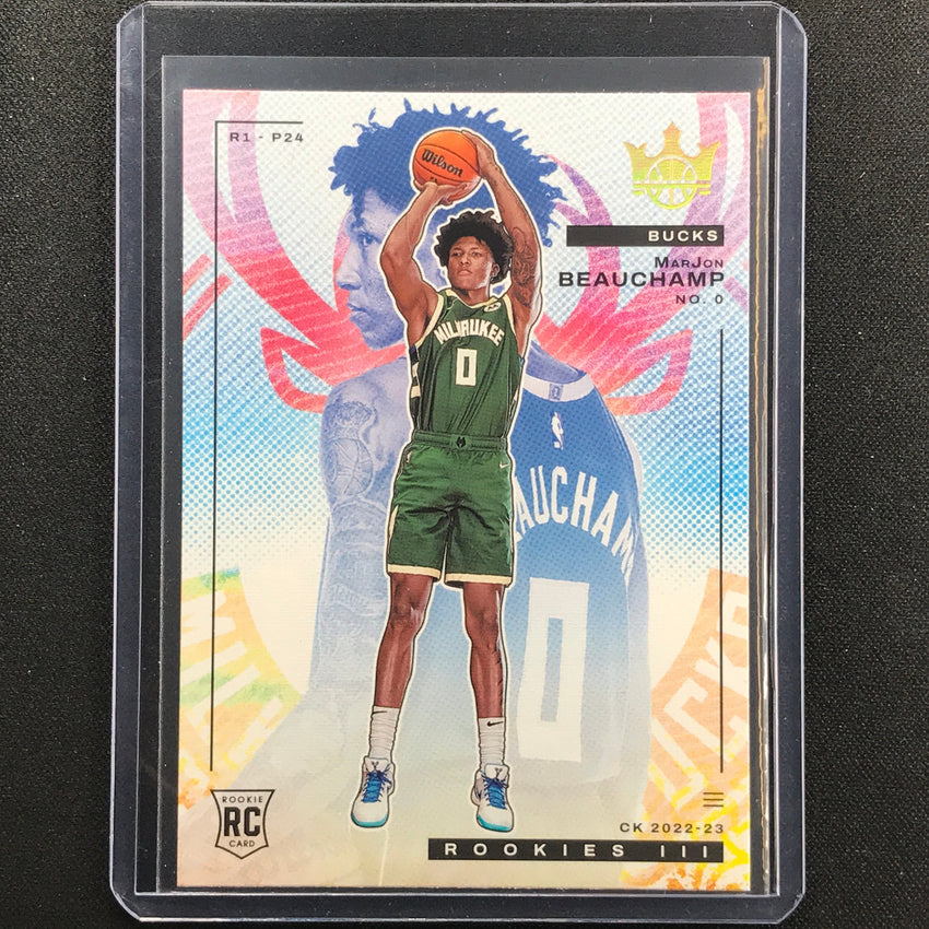 2022-23 Court Kings Marjon Beauchamp Rookies Iii No 150