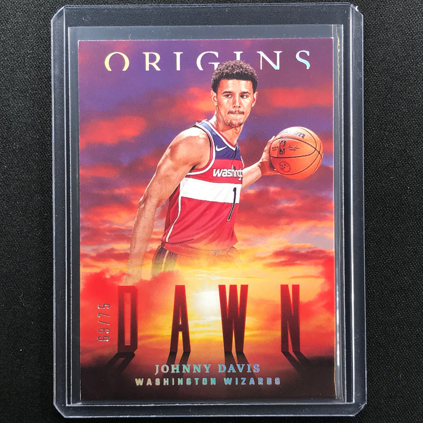 2022-23 Origins Johnny Davis Dawn Rookie Red 69/75