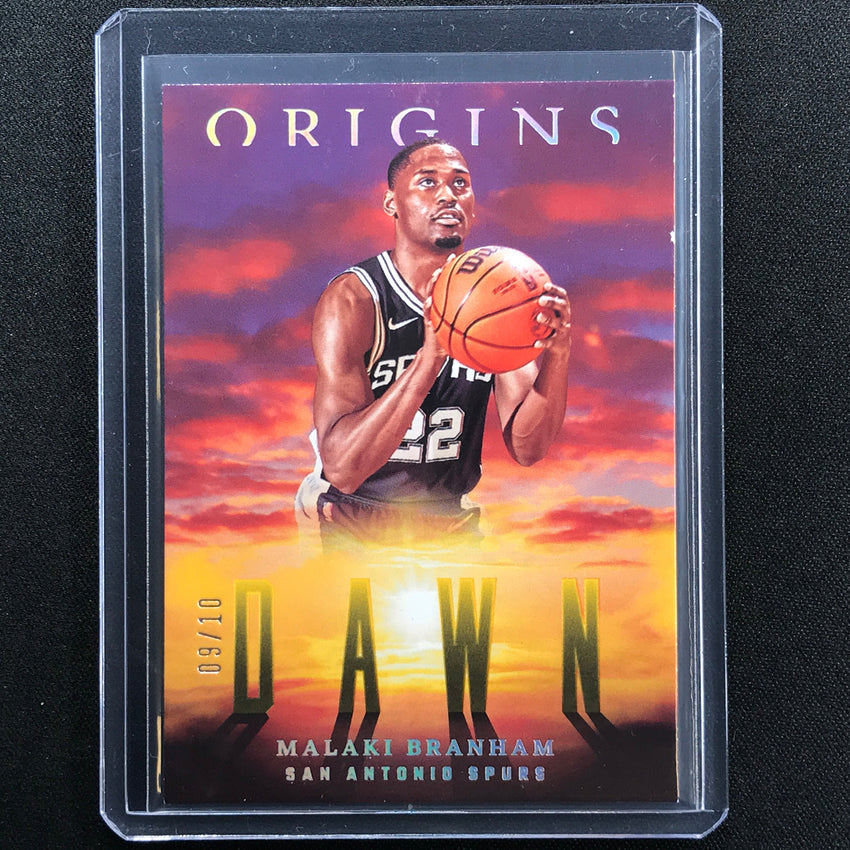 2022-23 Origins Malaki Branham Dawn Rookie Gold 9/10