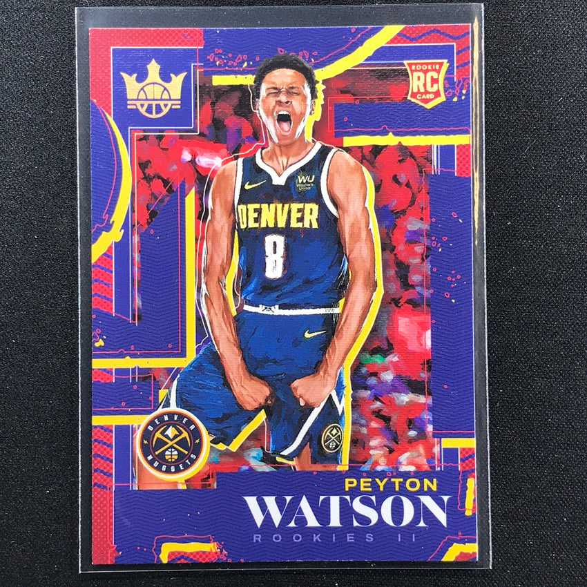 2022-23 Court Kings Peyton Watson Rookies Ii No 108