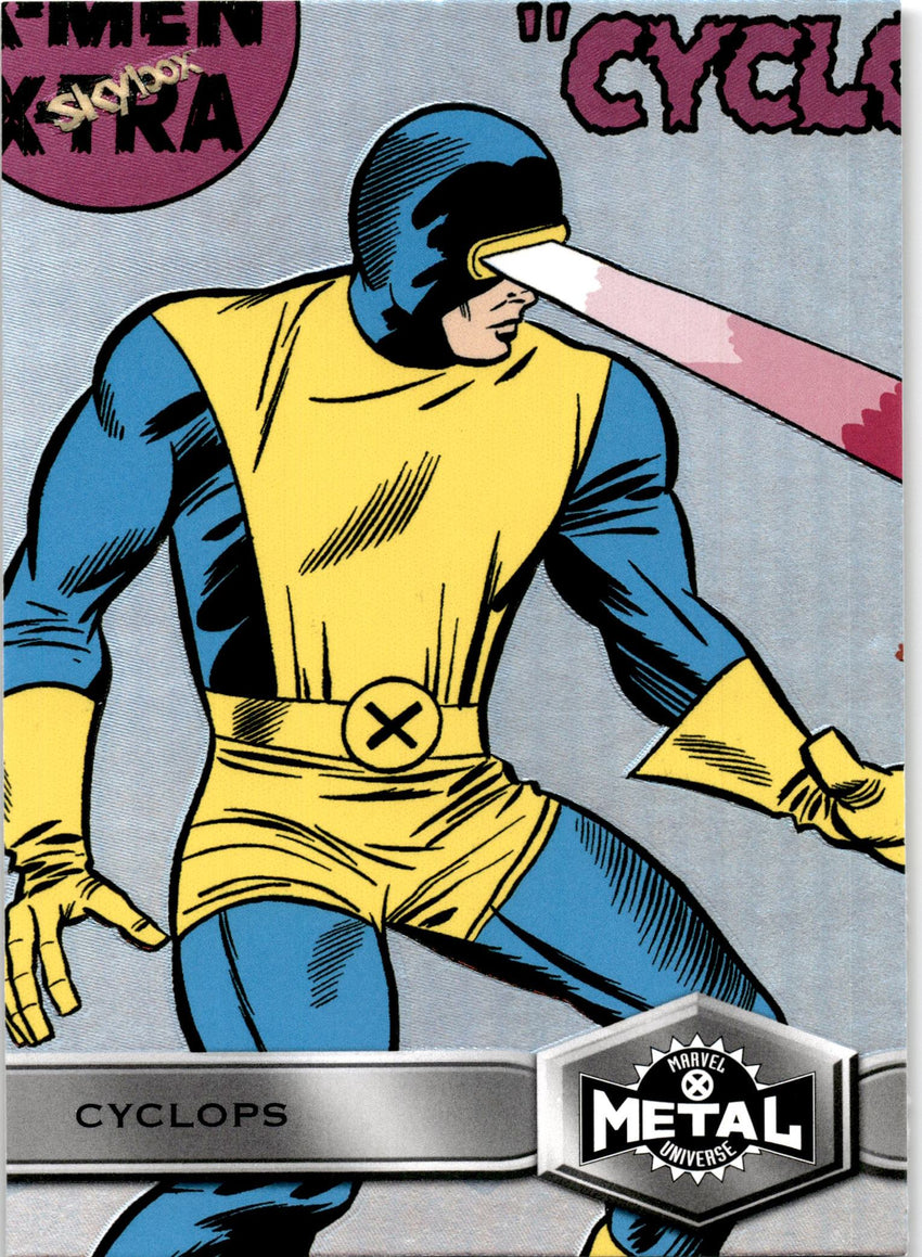 2021 Marvel X-men Metal Universe Cyclops Base High Series No 119