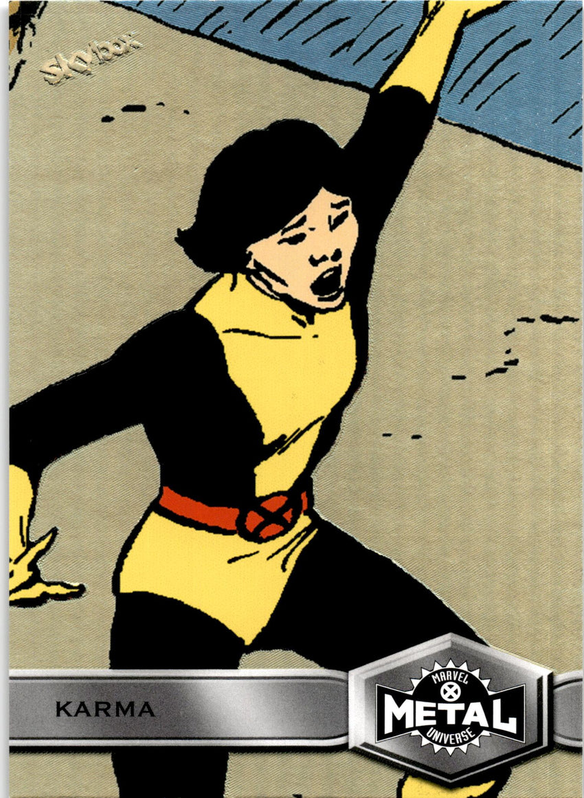 2021 Marvel X-men Metal Universe Karma Base High Series No 139