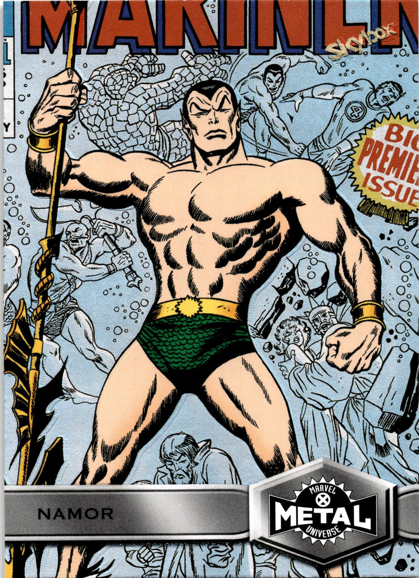 2021 Marvel X-men Metal Universe Namor Base High Series No 147