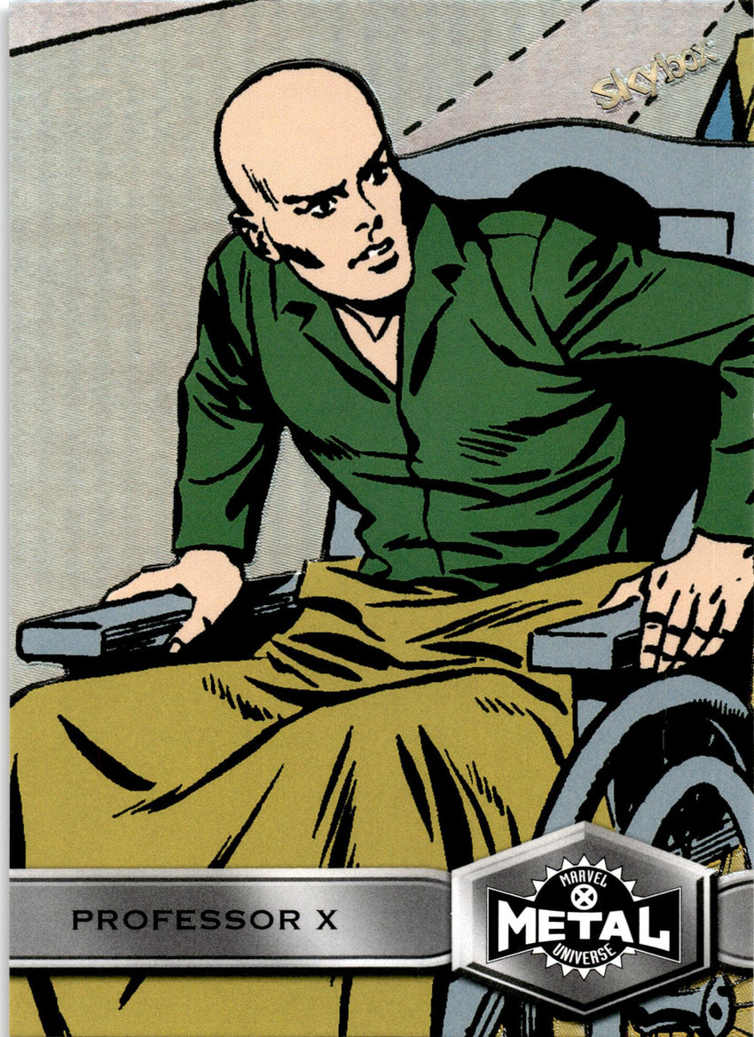 2021 Marvel X-men Metal Universe Professor X Base High Series No 150