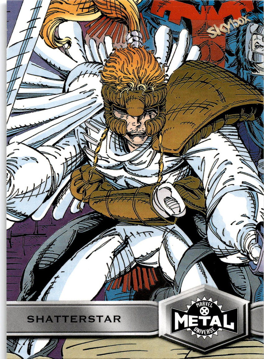 2021 Marvel X-men Metal Universe Shatterstar Base High Series No 158
