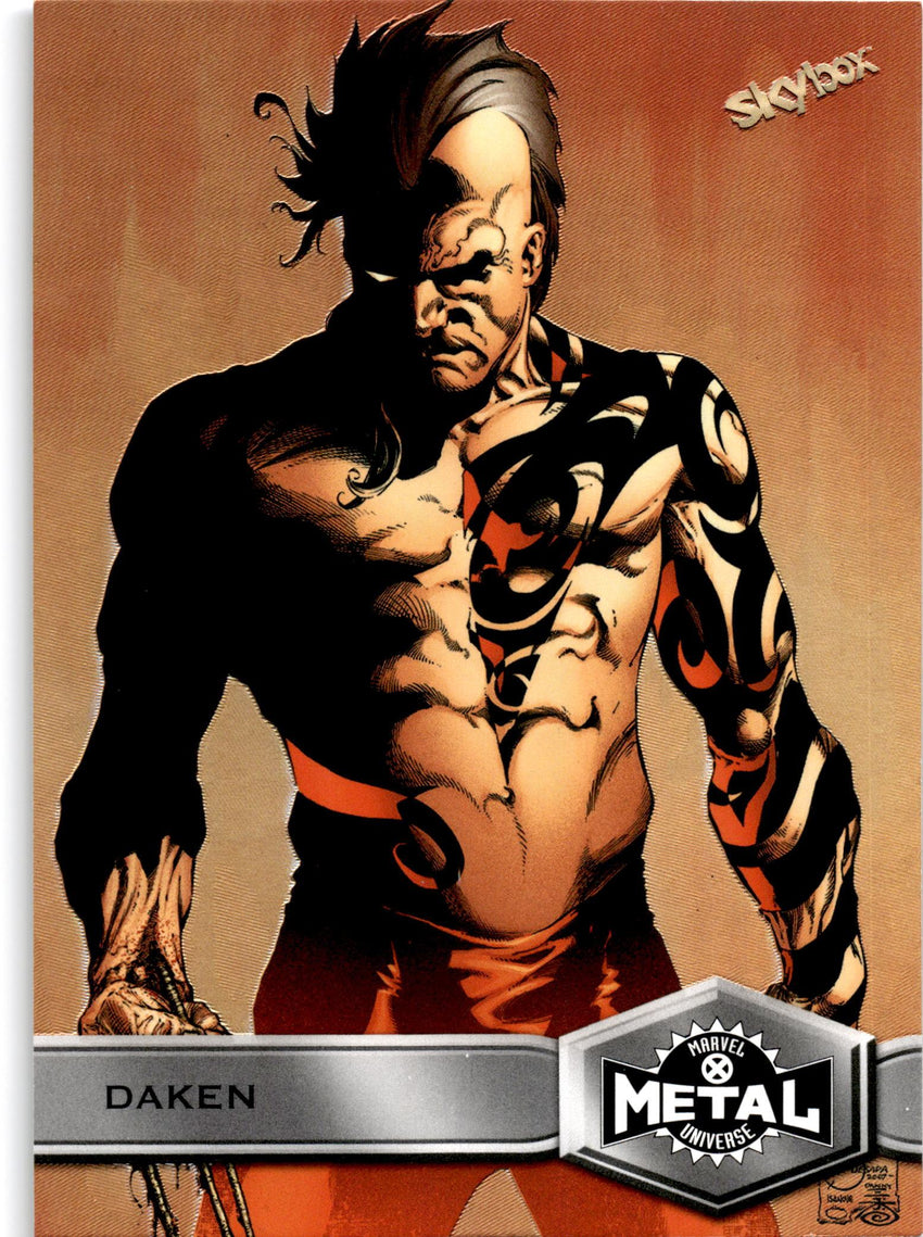 2021 Marvel X-men Metal Universe Daken Base High Series No 172