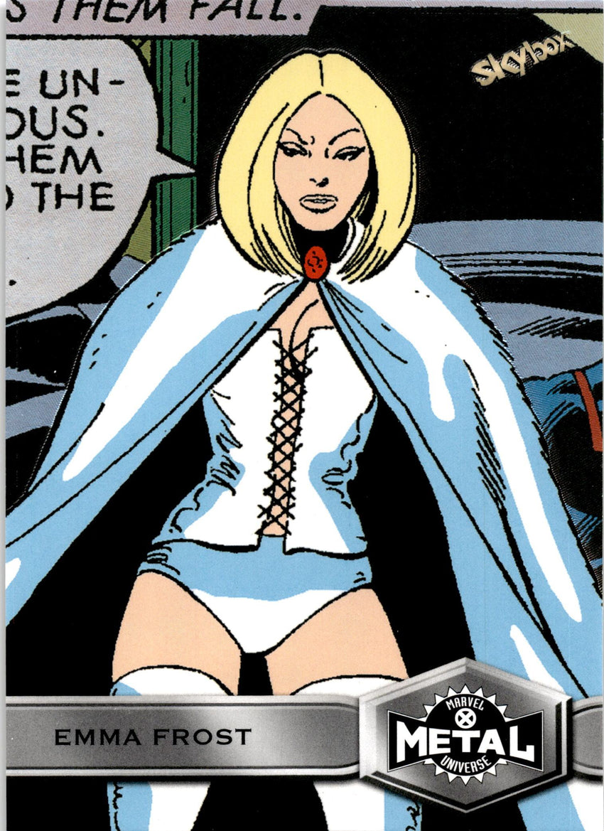 2021 Marvel X-men Metal Universe Emma Frost Base High Series No 174
