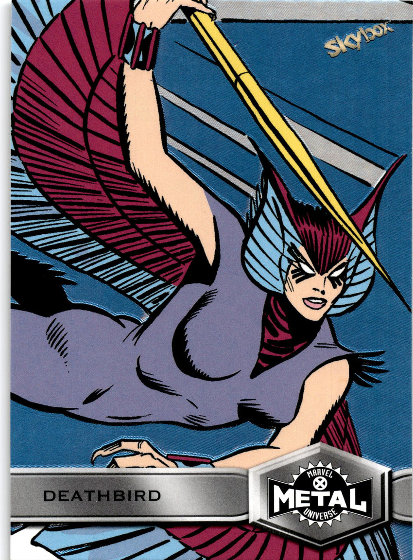 2021 Marvel X-men Metal Universe Deathbird Base High Series No 180