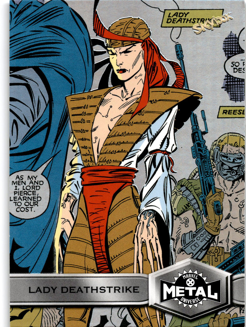 2021 Marvel X-men Metal Universe Lady Deathstrike Base High Series No 183