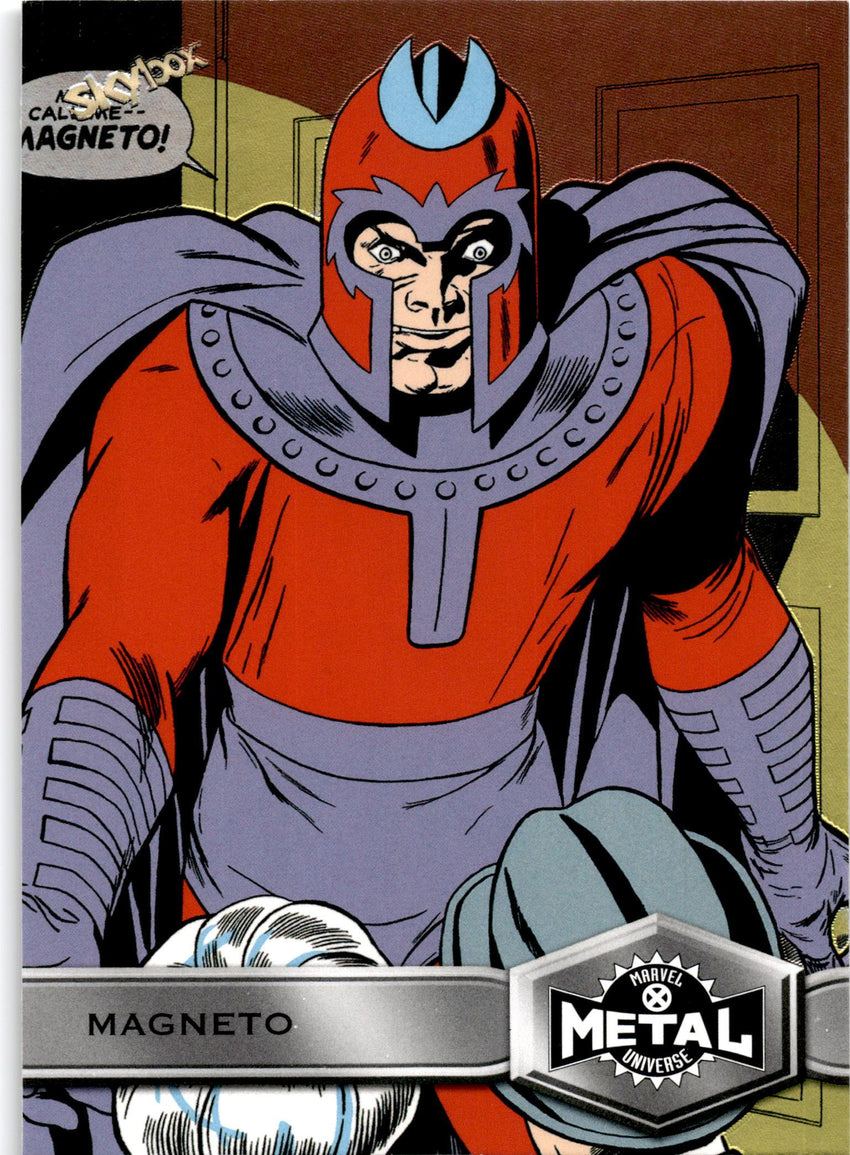 2021 Marvel X-men Metal Universe Magneto Base High Series No 184